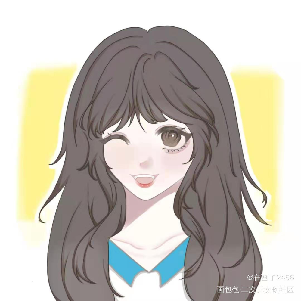 孟听_彩色漫画板绘涂摸鱼页板写绘画作品