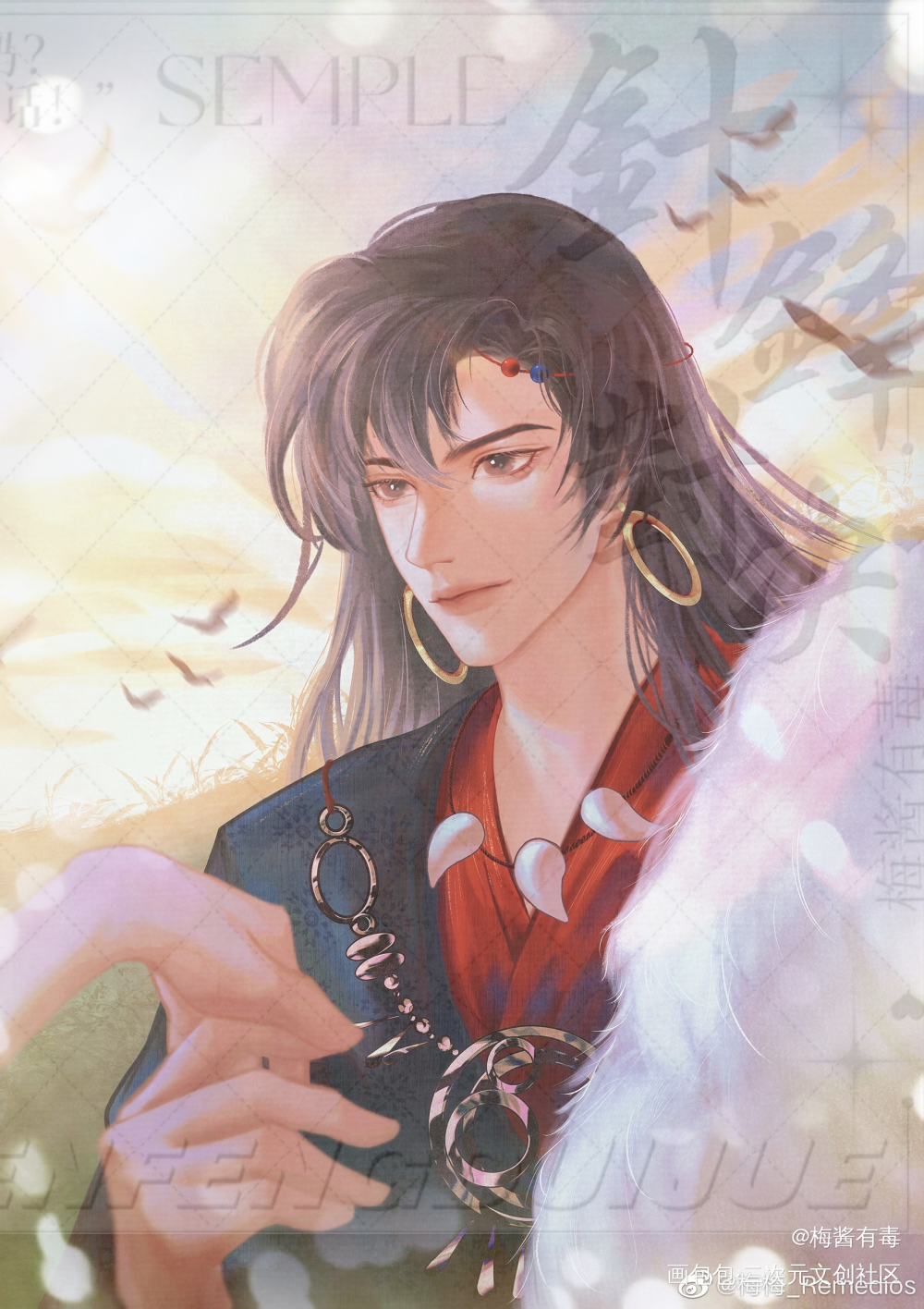 原炀_针锋对决188男团原顾原炀绘画作品