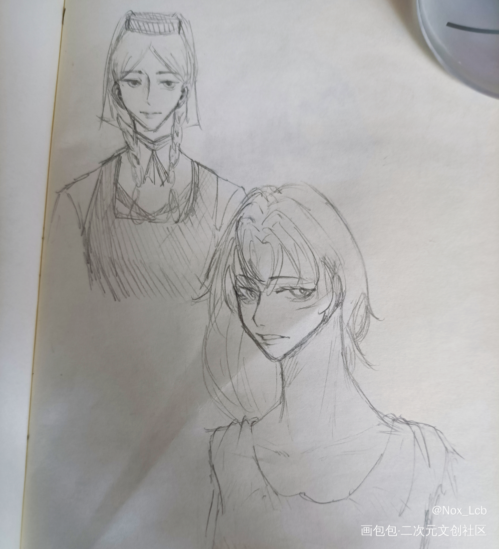 摸鱼_铅笔画画摸鱼绘画作品