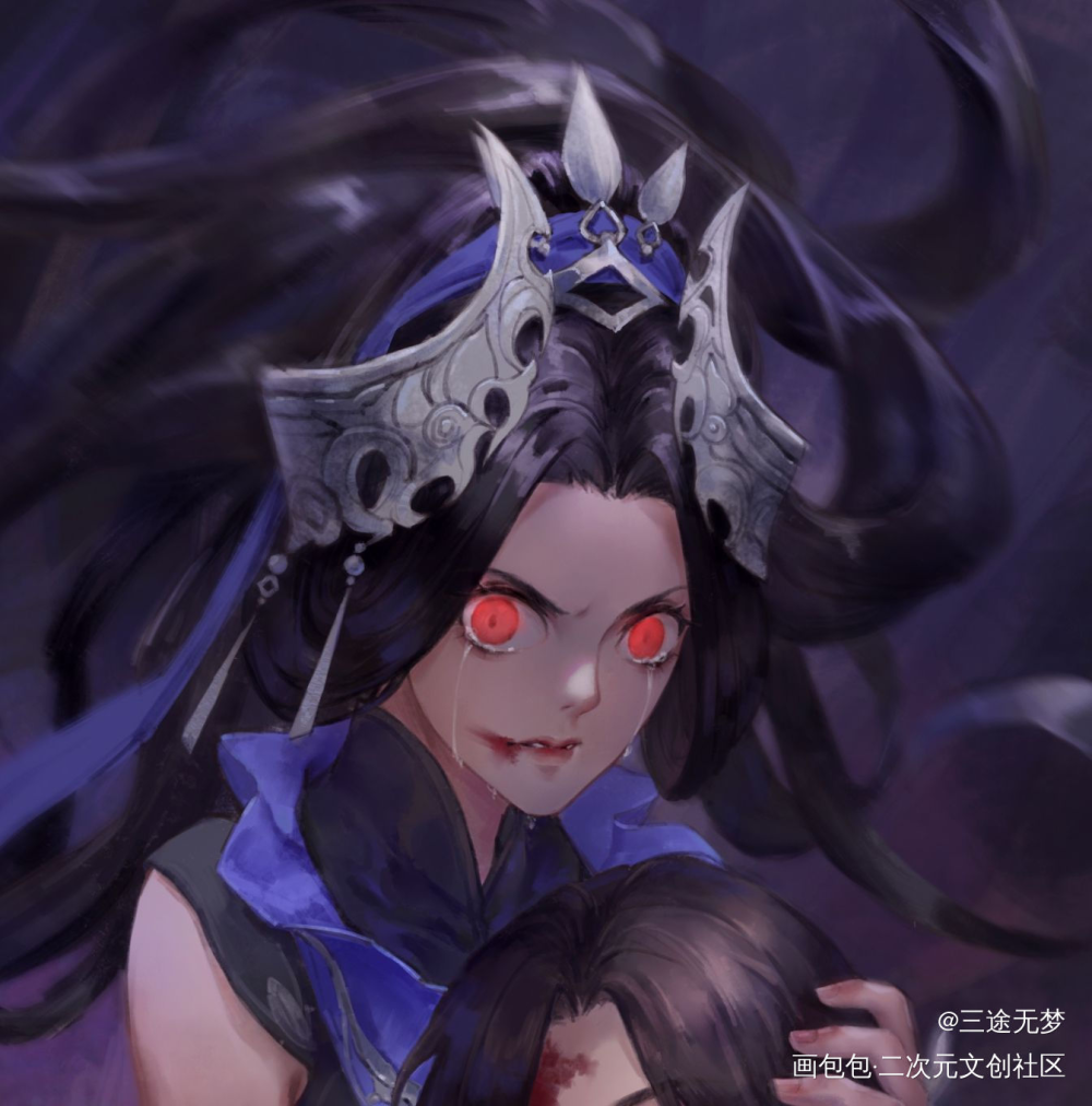 剑三五毒同人-献祭_剑网3五毒插画同人壁纸绘画绘画作品