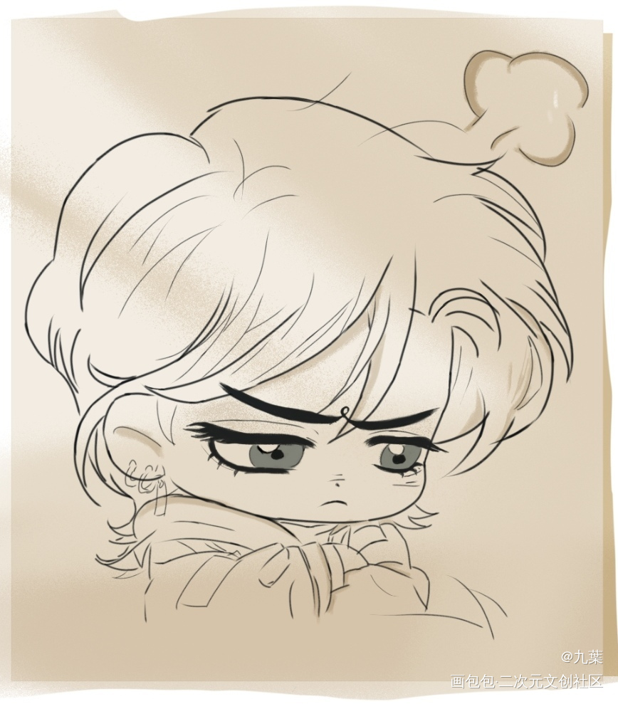 葉_宋居寒彩色条漫彩色漫画矢量四格漫绘画作品