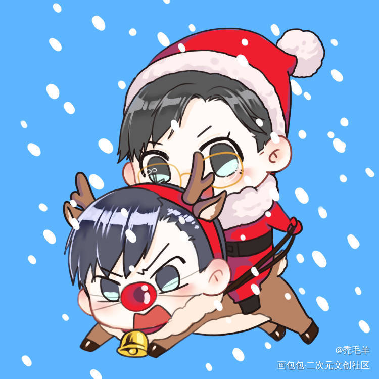 原顾_针锋对决188男团原顾顾青裴原炀板绘涂绘画作品