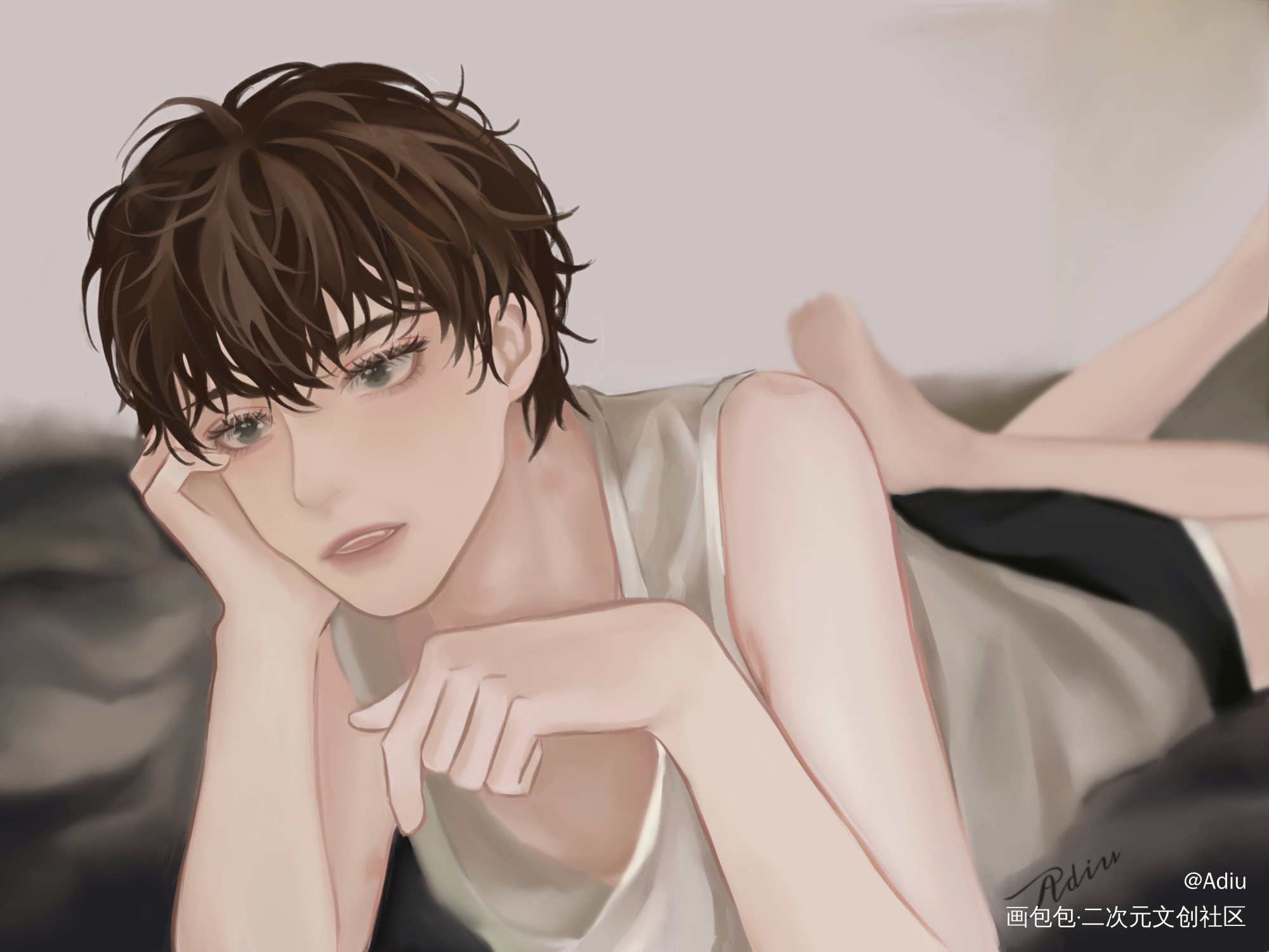 秀秀宝贝_娘娘腔188男团群秀李程秀绘画作品