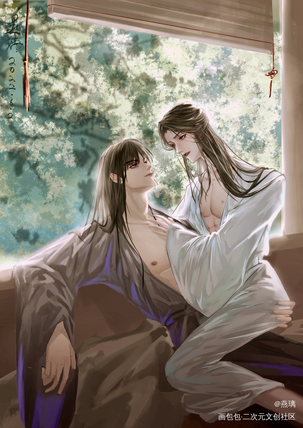 _二哈和他的白猫师尊燃晚楚晚宁我要上首页绘画作品