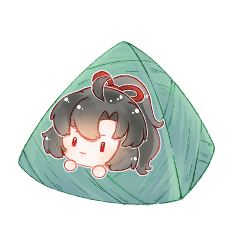 羡粽粽_魔道祖师忘羡魏无羡Q版绘画作品