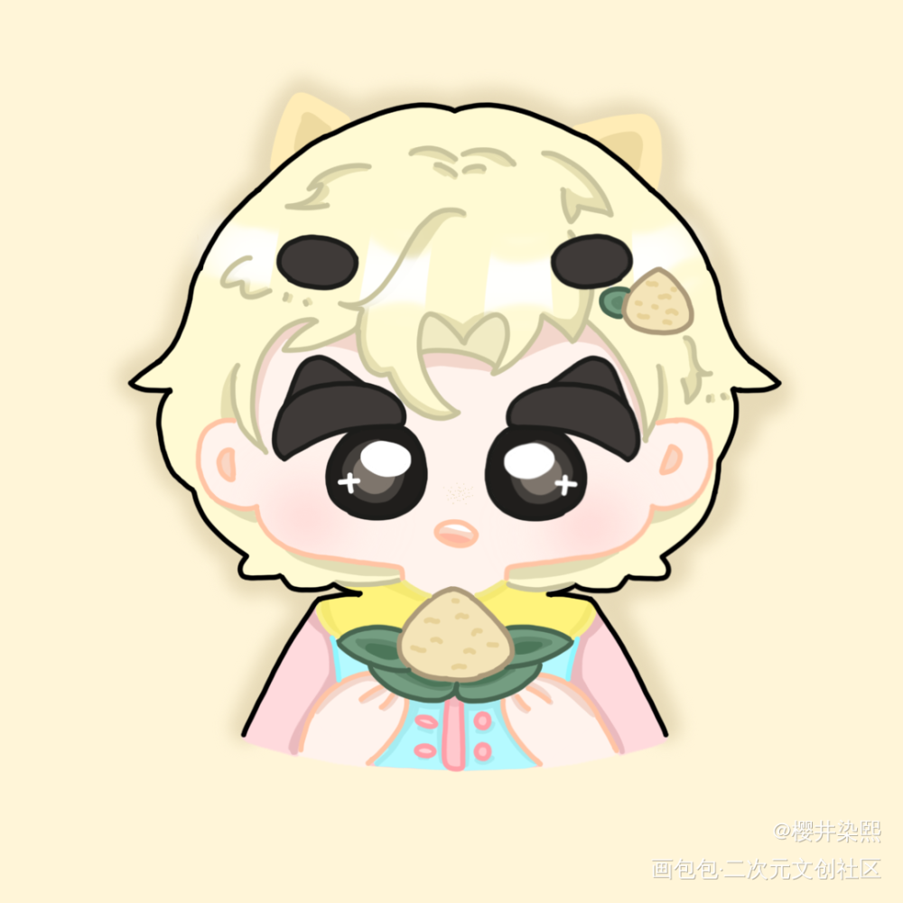 菲菲喵_felix板绘涂Q版straykids绘画绘画作品