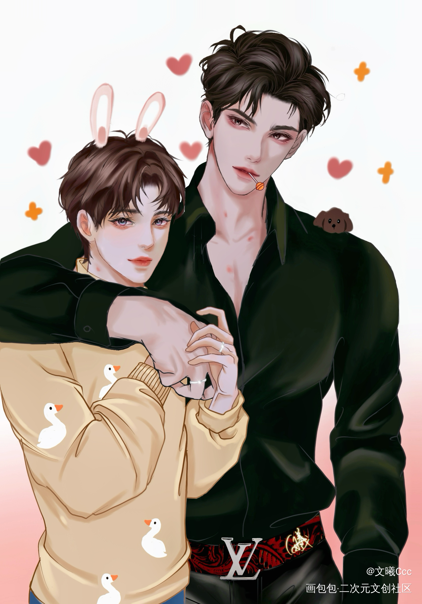 补一个群秀_娘娘腔188男团群秀李程秀邵群绘画作品