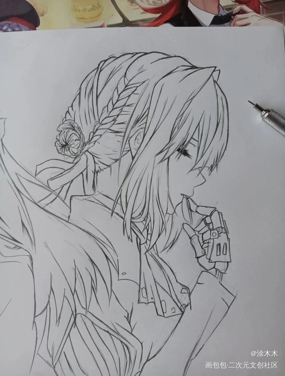 摸鱼_手绘绘画作品