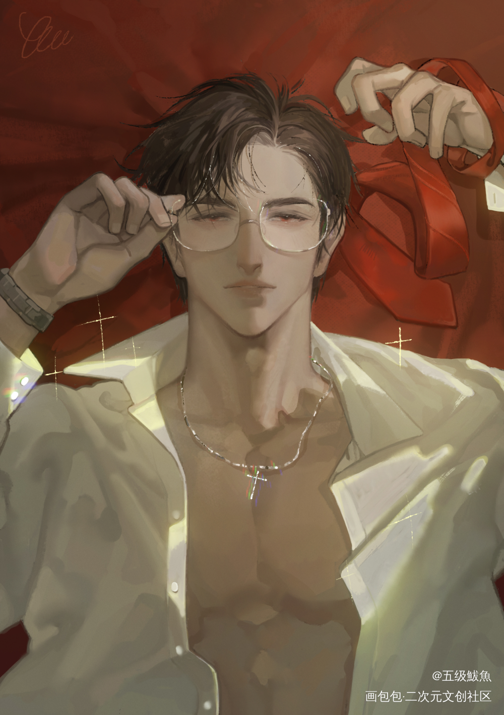 陆沉_光与夜之恋绘画作品