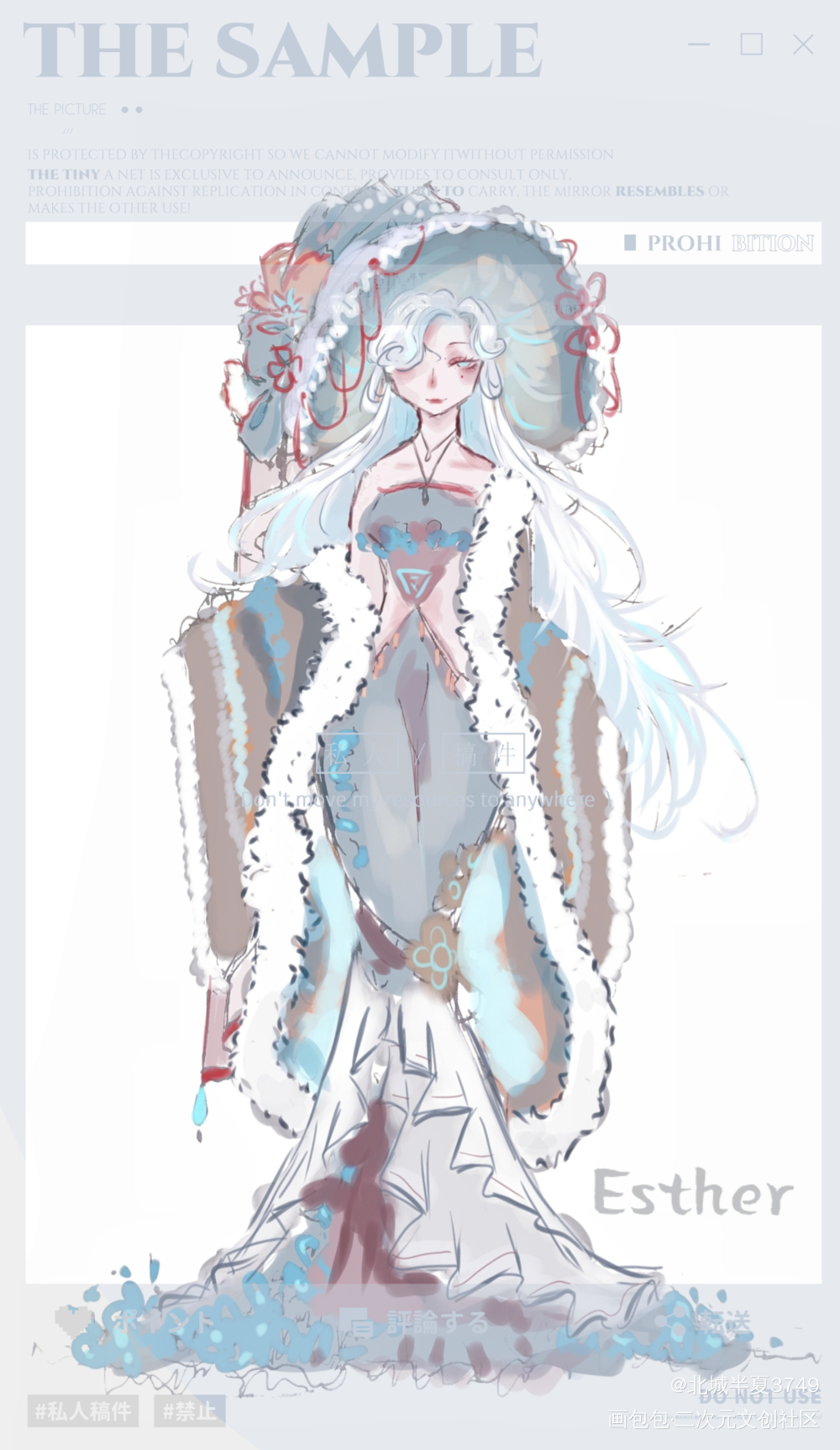 女鹅，发发_我要上首推oc绘画作品