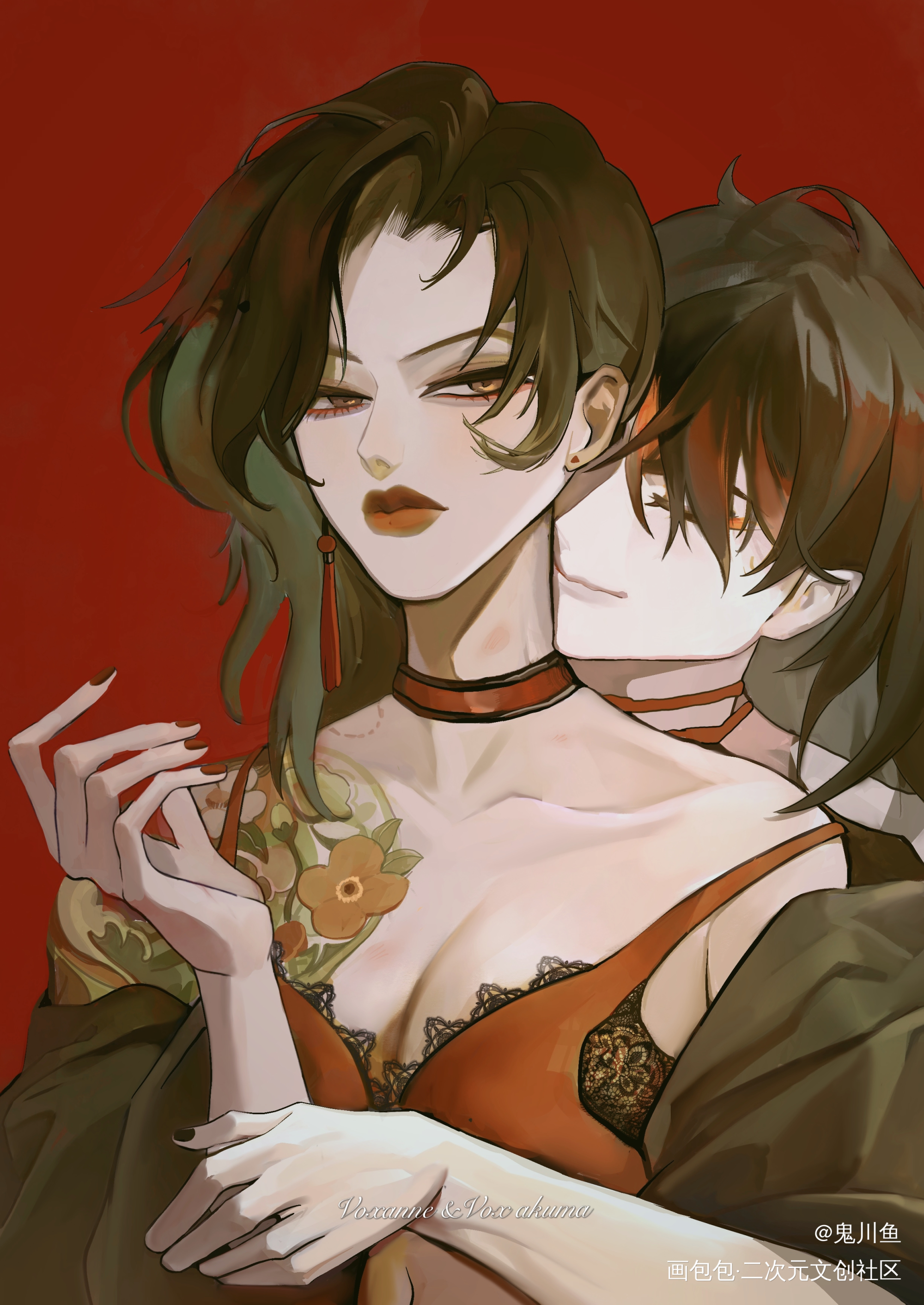 在voxanne面前的爹🤤_voxakuma绘画作品