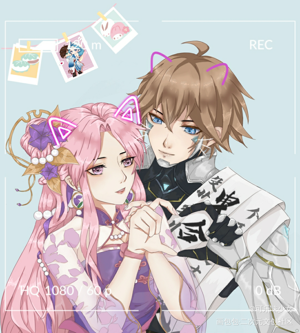 巧娘娘和曳影_王者荣耀王昭君李白节日绘画作品