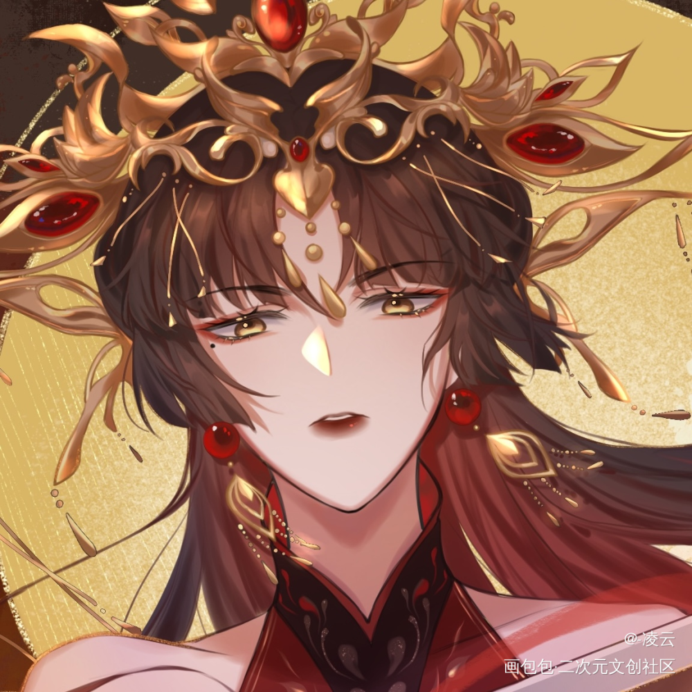 交锋_花亦山心之月大公主板绘涂程筠昭阳公主绘画作品