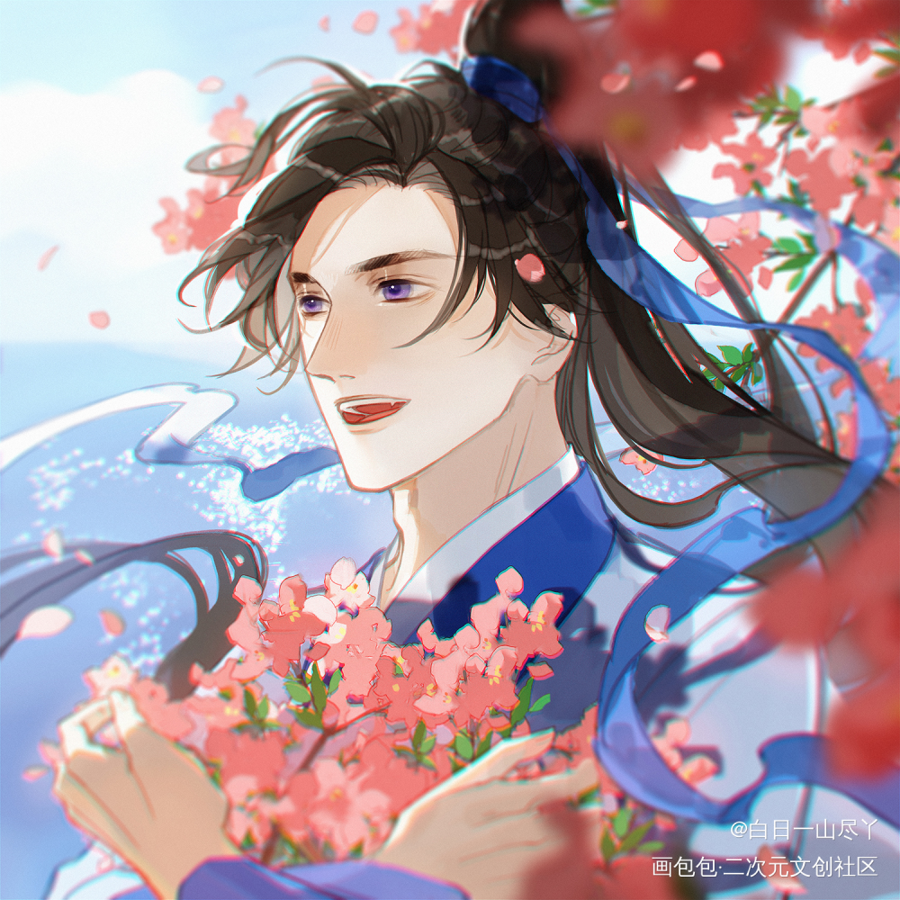 二哈和他的白猫师尊约稿_二哈和他的白猫师尊燃晚墨燃楚晚宁绘画作品
