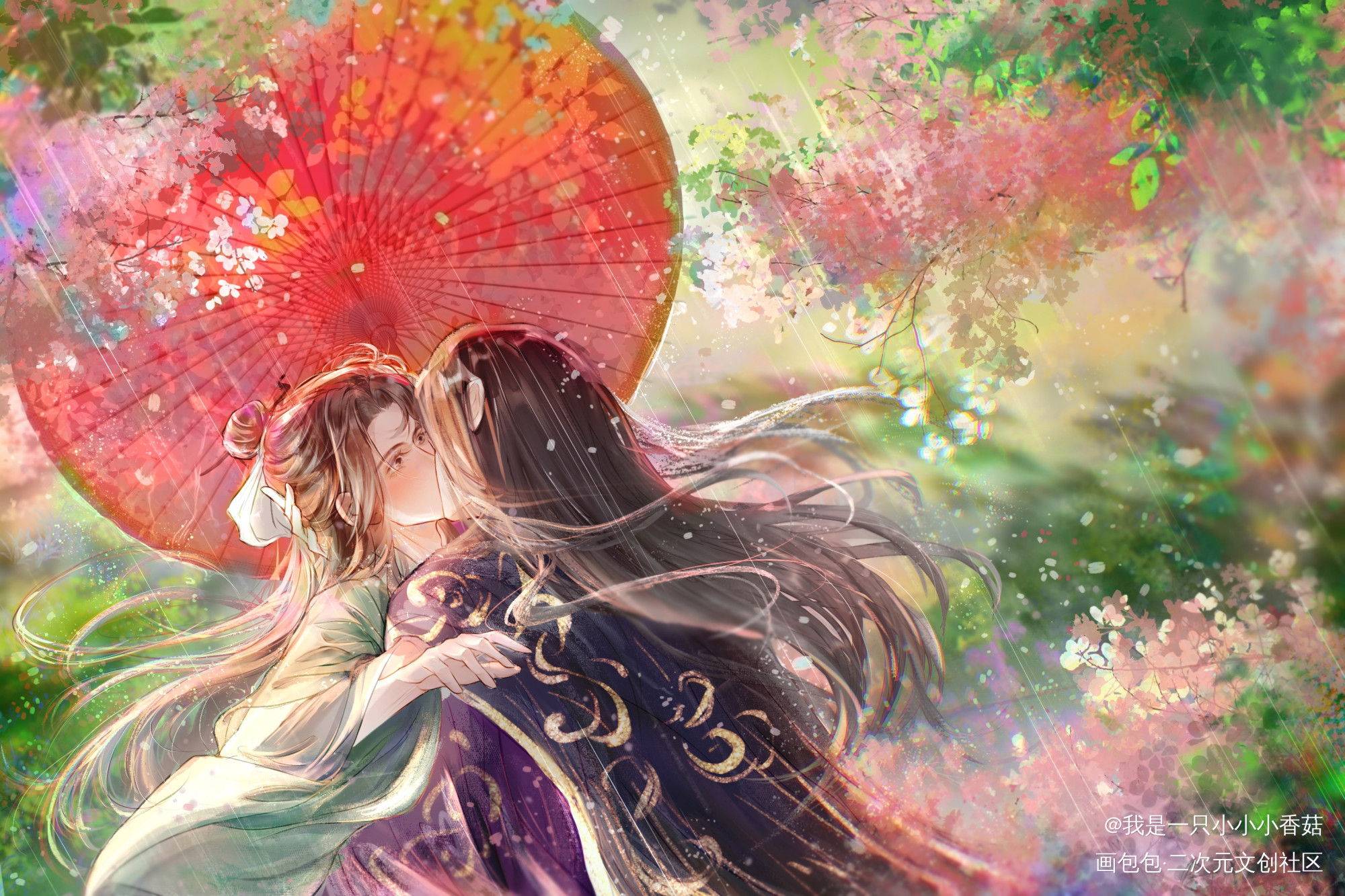 春雨_山河剑心千秋晏沈绘画作品