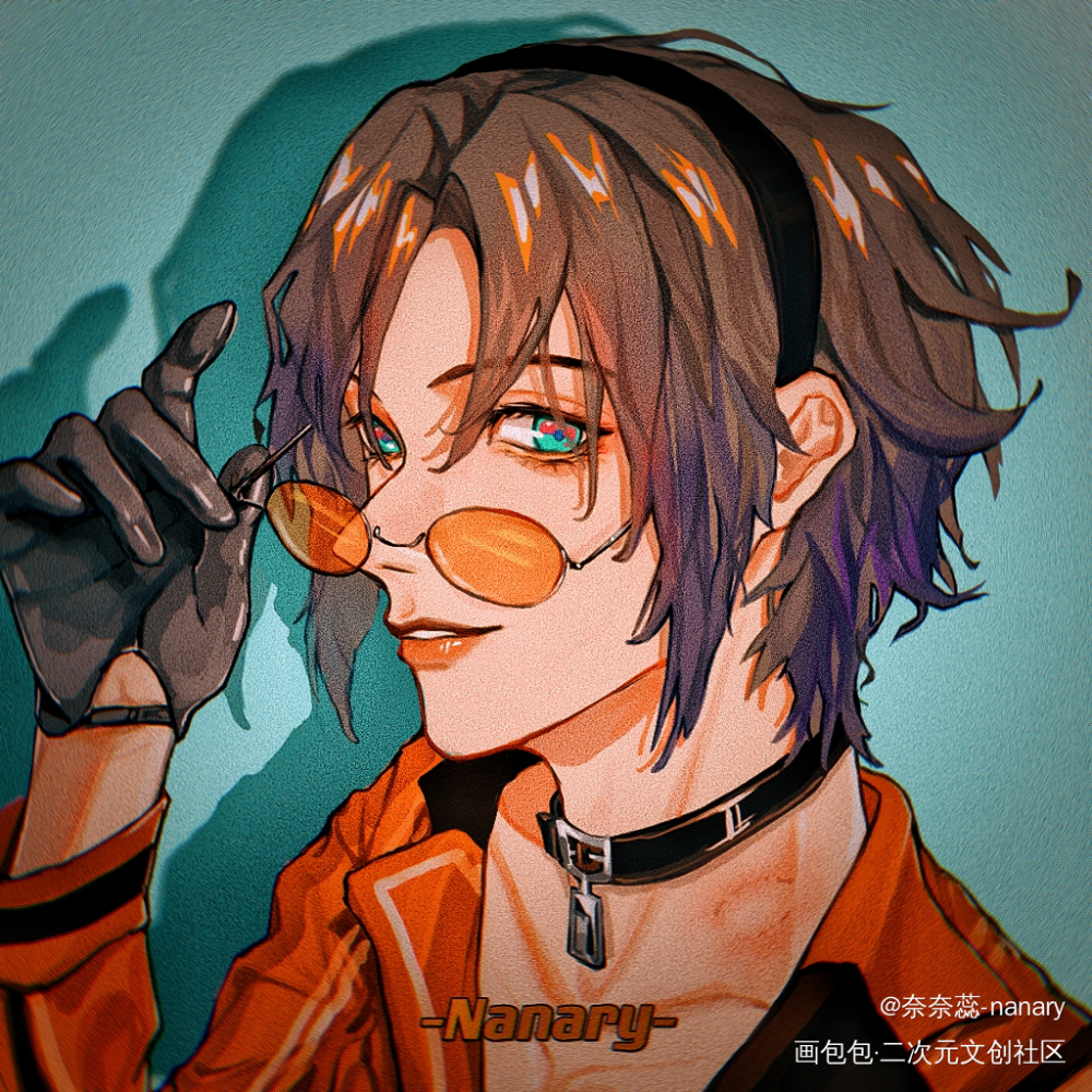 小狐狸摘眼镜_板绘涂luxiemmystarias绘画作品