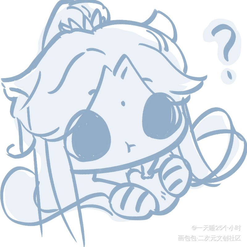 小表情_天官赐福花怜Q版绘画作品
