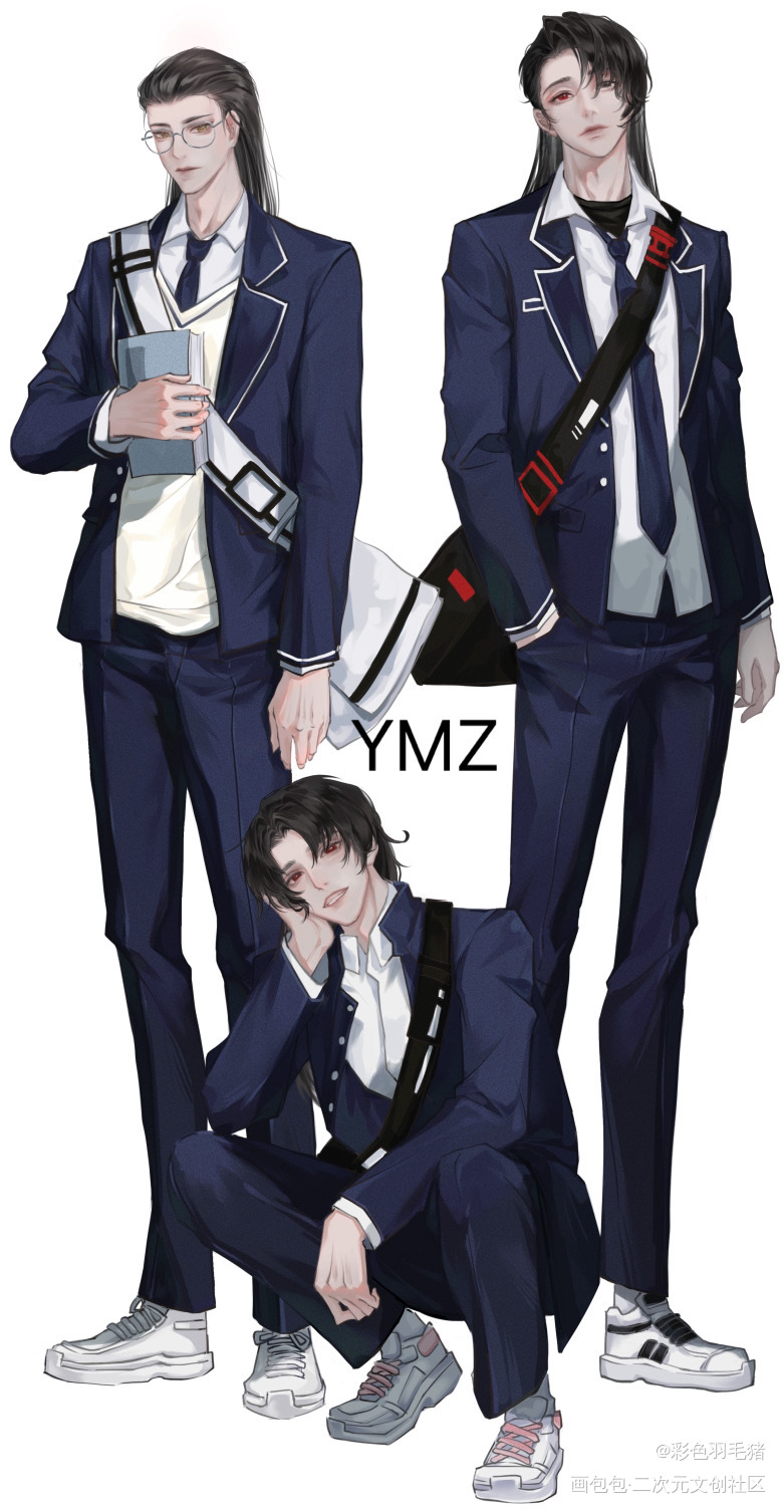 墨家三攻_人渣反派自救系统天官赐福魔道祖师绘画作品