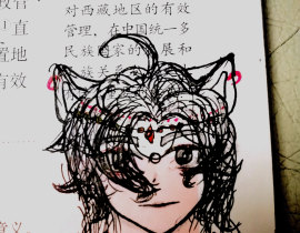 西域狐狸羡_绘画作品