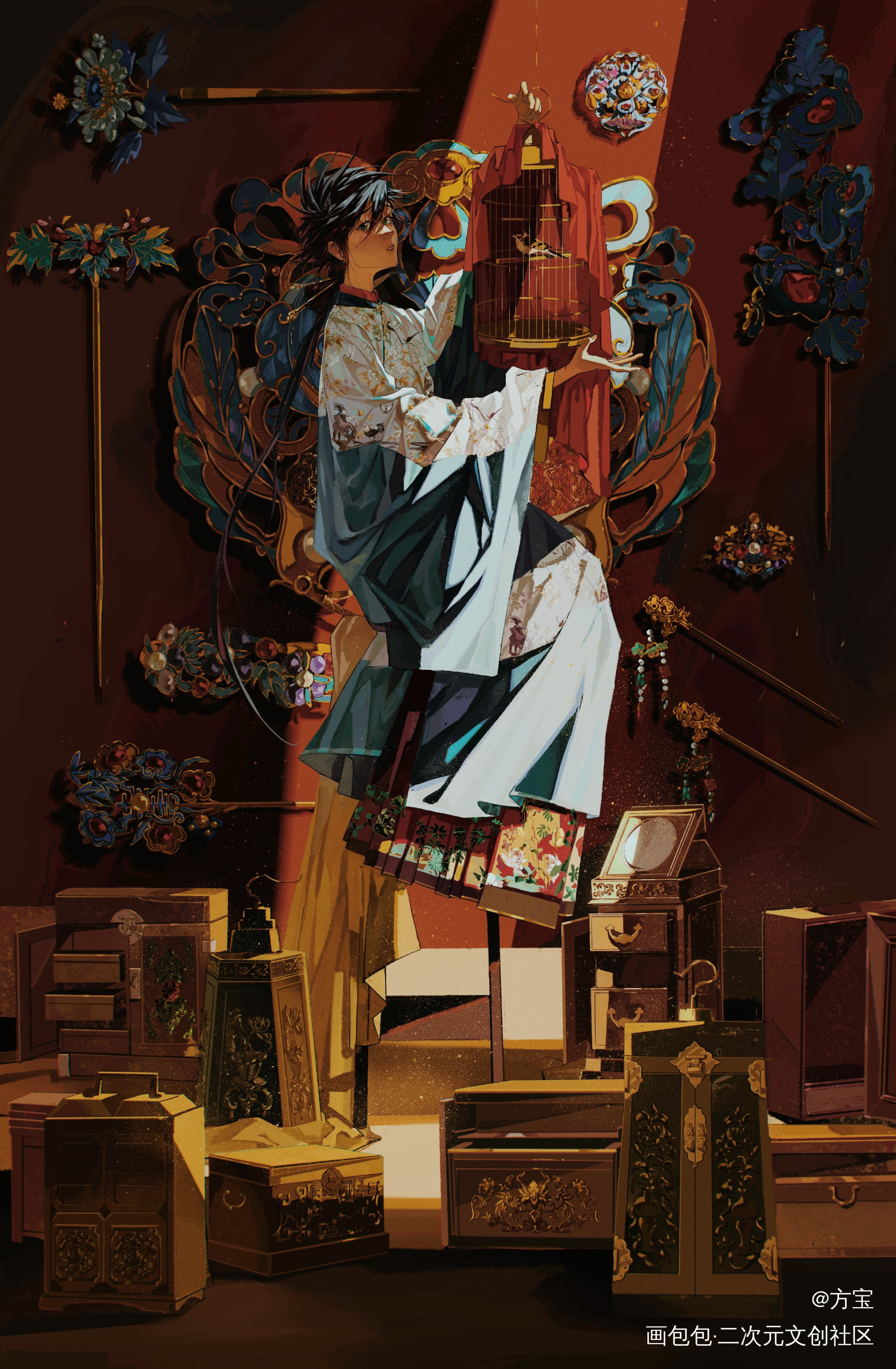 站街pa_插画我的好大儿和好二儿原创oc绘画作品