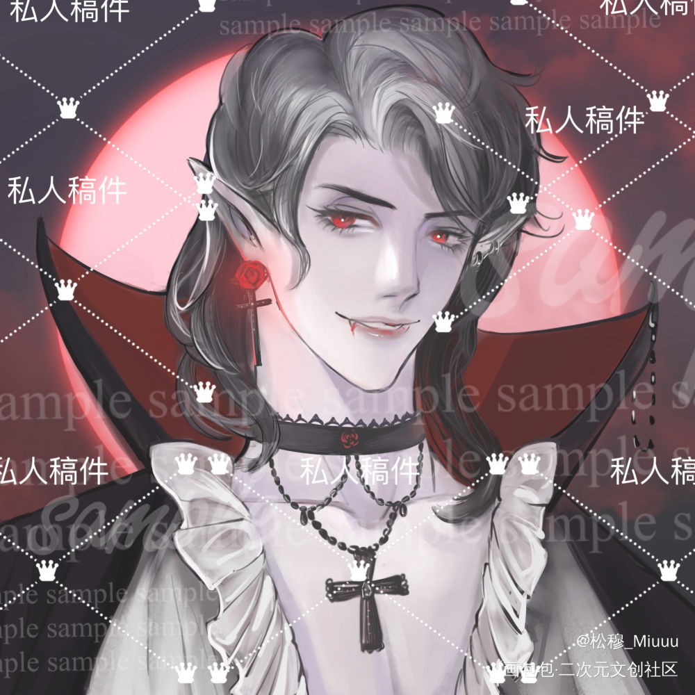 寒故 吸血鬼pa_一醉经年188男团寒故何故宋居寒绘画作品