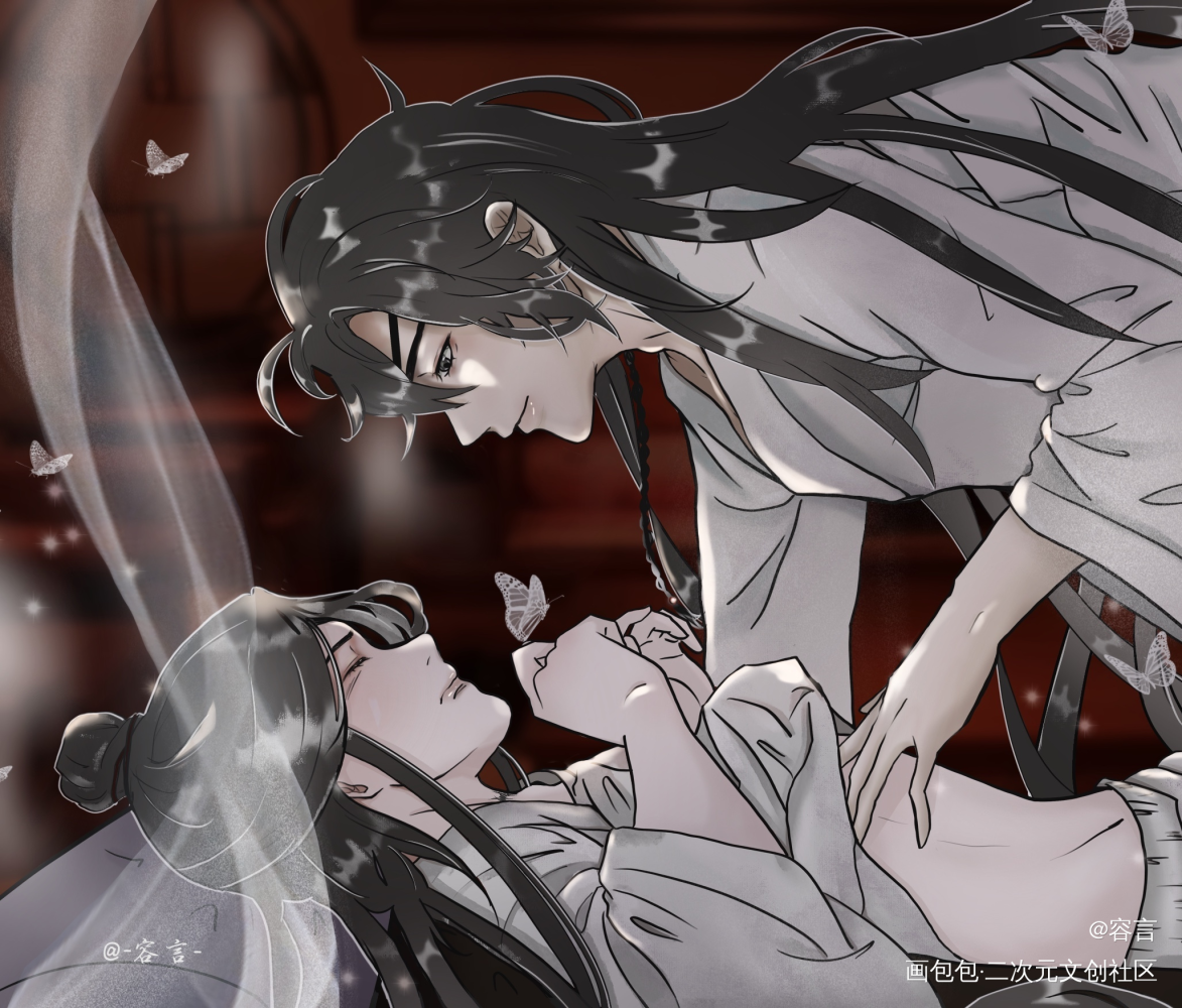 天官赐福_天官赐福花怜谢怜花城谢怜花城绘画作品