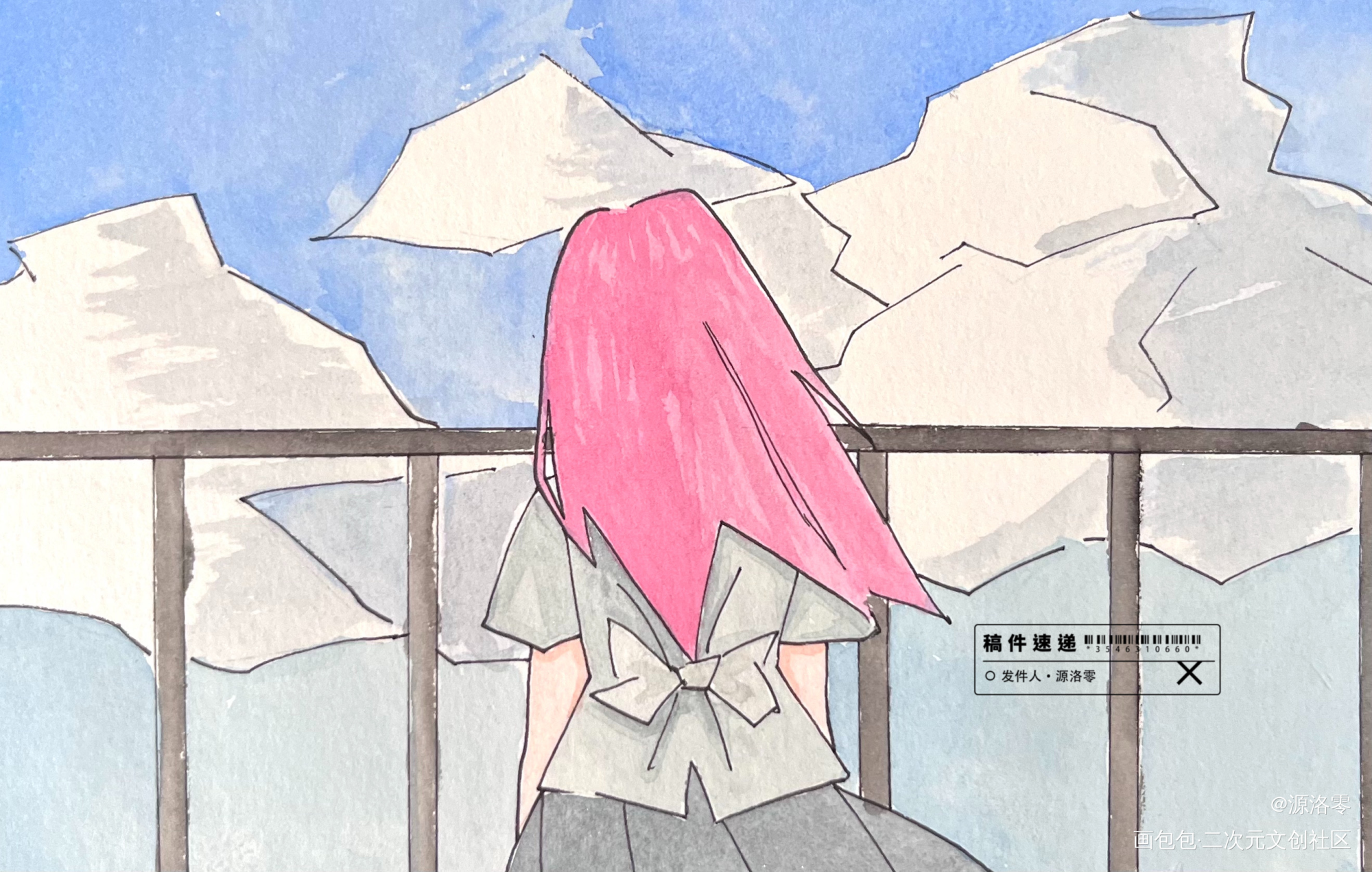 一些她们_绘画原创oc绘画作品