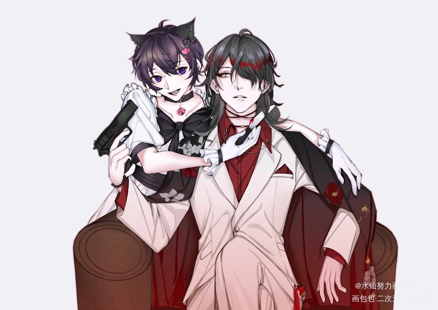 待定_板绘涂平涂同人voxtovoxshotoshotovoxakumavtb绘画绘画作品