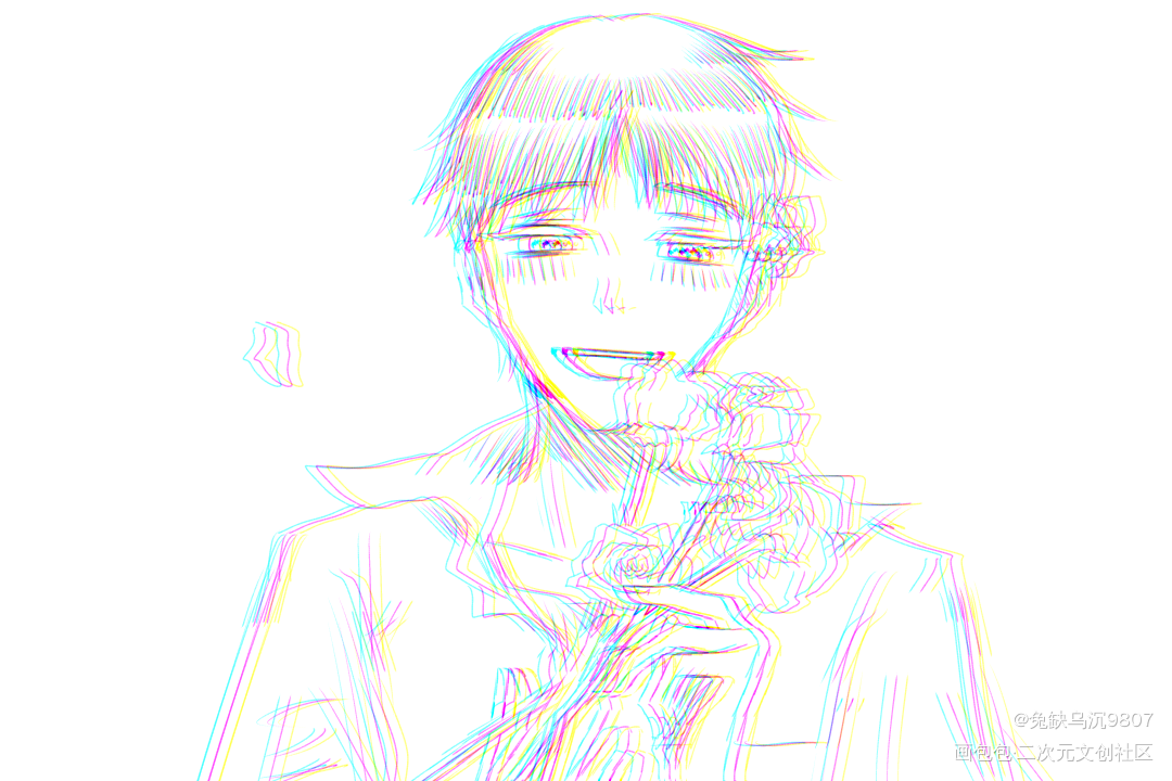 消逝_EVA碇真嗣薰嗣绘画作品