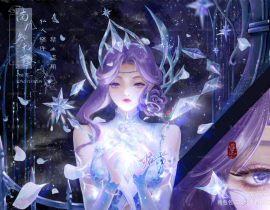 王者甄姬同人图_绘画作品