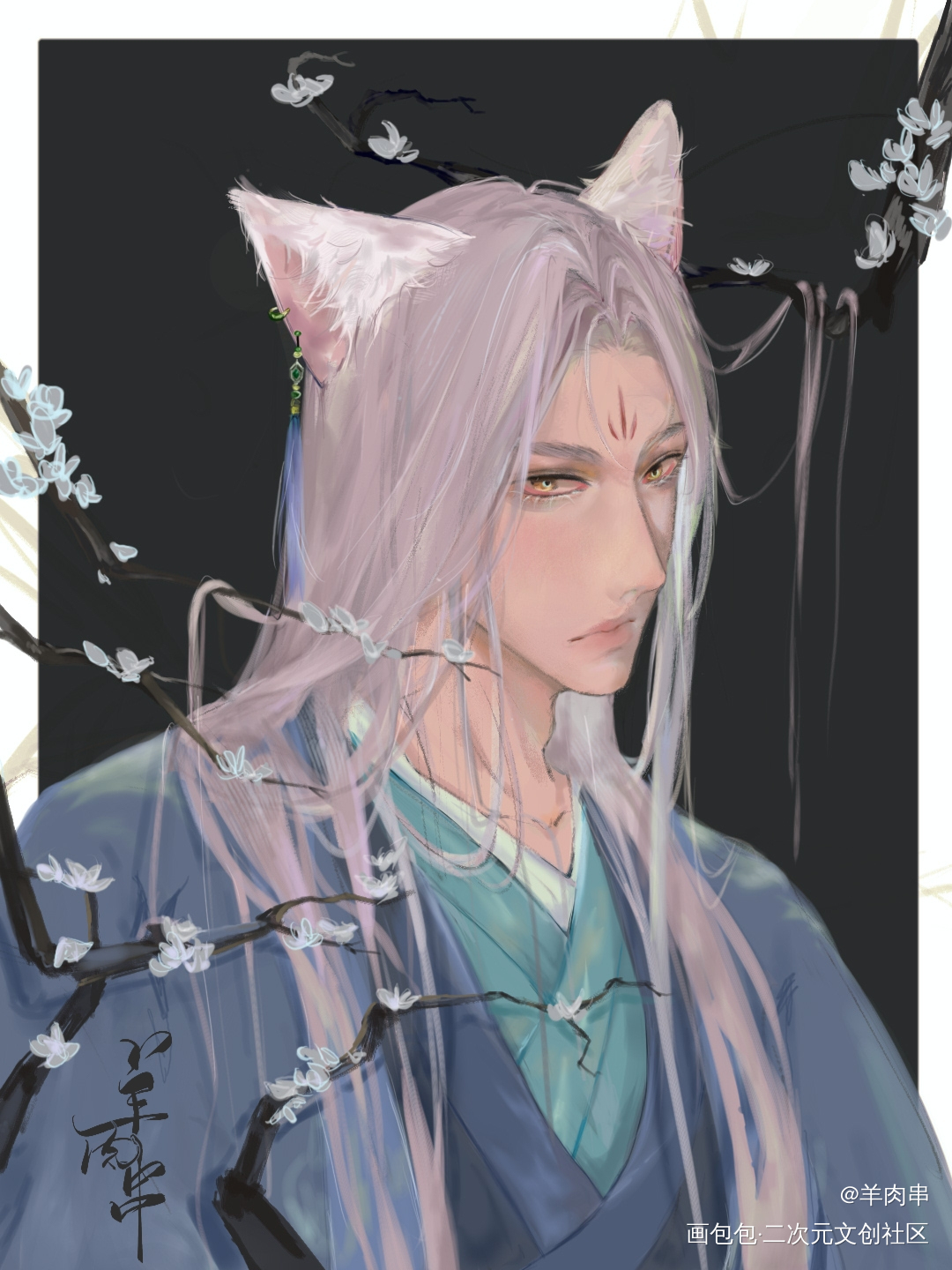 77_光与夜之恋齐司礼绘画作品