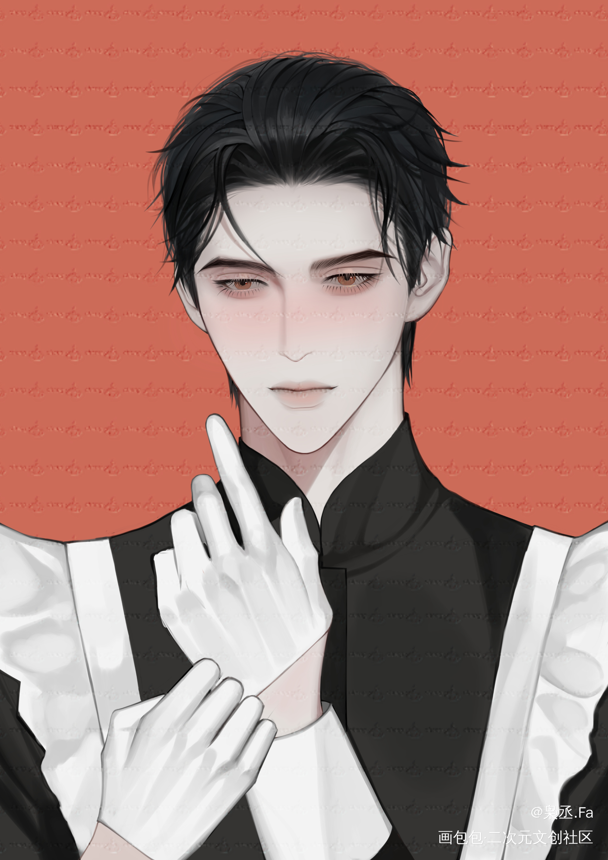 迷蛊•黎朔_谁把谁当真188男团妹叔黎朔绘画作品