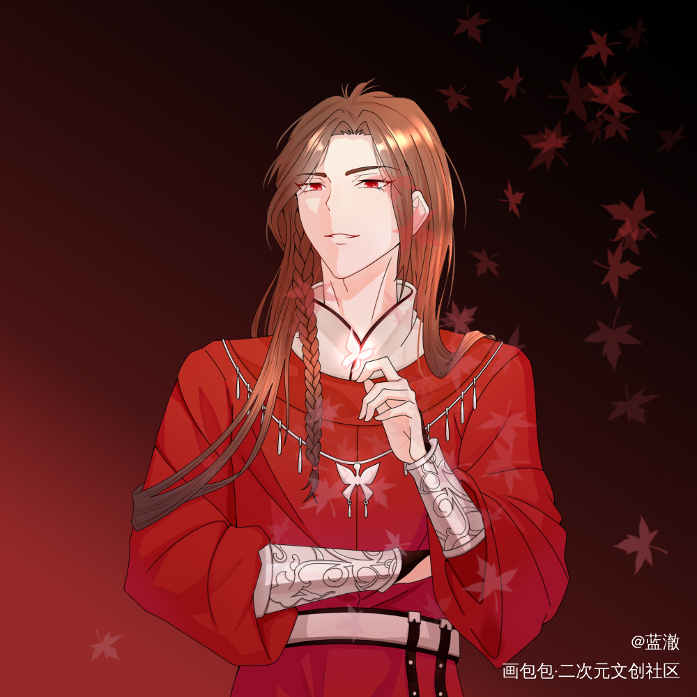 花城主生日快乐🎂_天官赐福花城绘画作品
