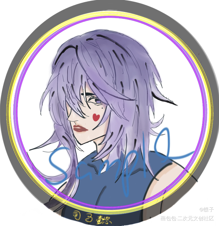 司马懿_王者荣耀司马懿板绘涂摸鱼页绘画作品