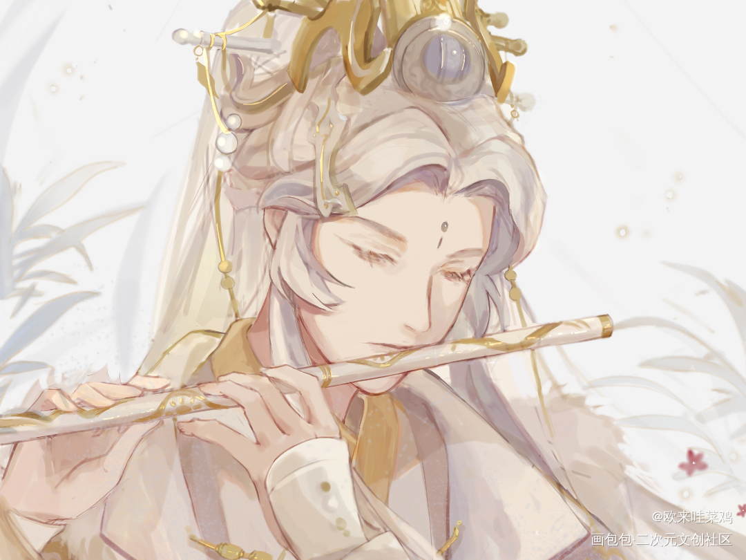 缺舟一帆渡_金光布袋戏古风二创绘画作品