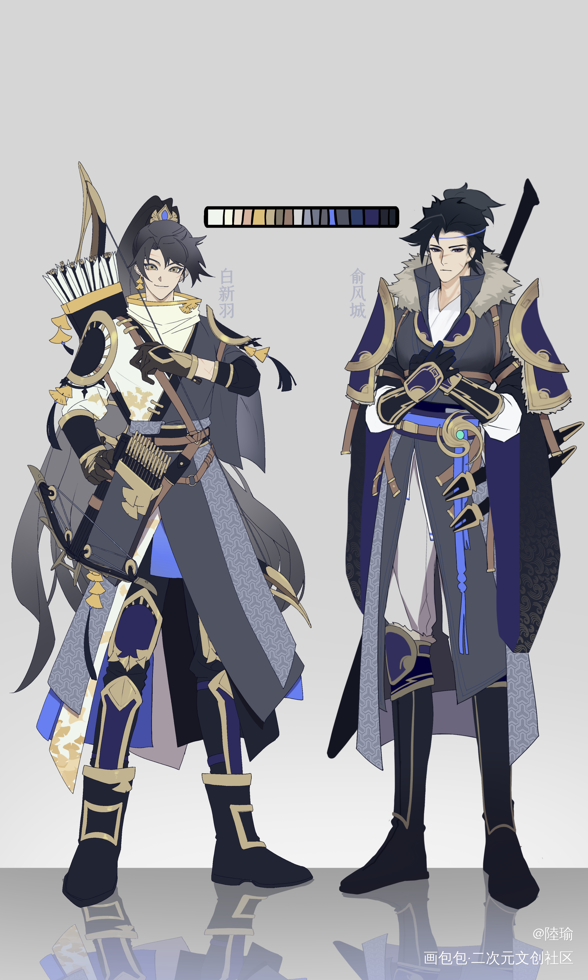 _俞白白新羽俞风城绘画作品
