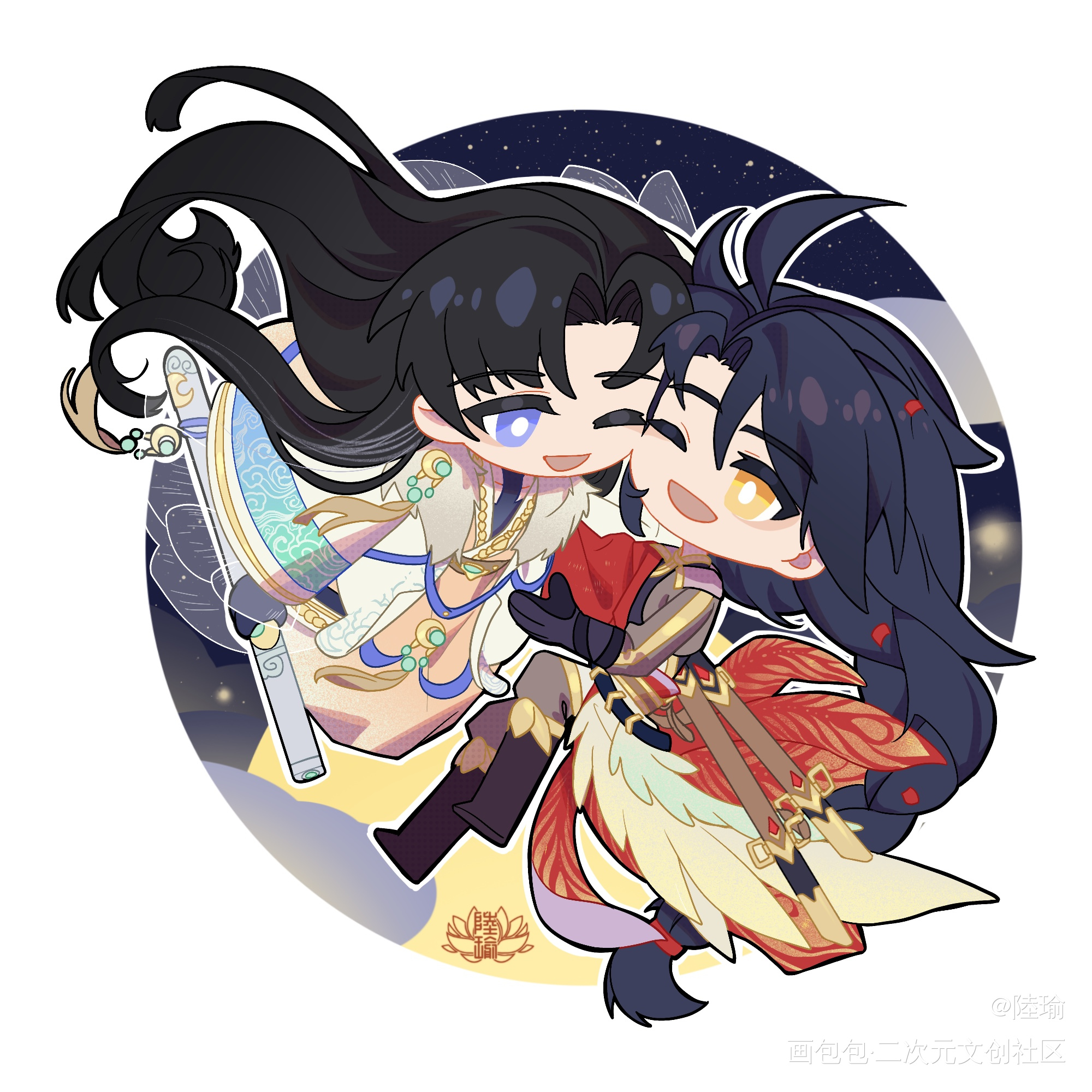 _妹叔黎朔赵锦辛绘画作品