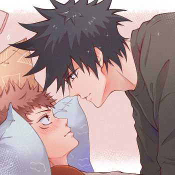 纯情dk组_咒术回战all虎伏虎虎杖悠仁伏黑惠同人板绘绘画作品