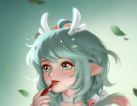瑶妹 时之祈愿_绘画作品