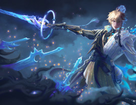 王者荣耀李白 鸣剑·曳影_绘画作品