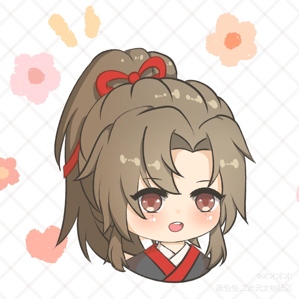 羡羡_魔道祖师忘羡Q版墨香铜臭绘画作品