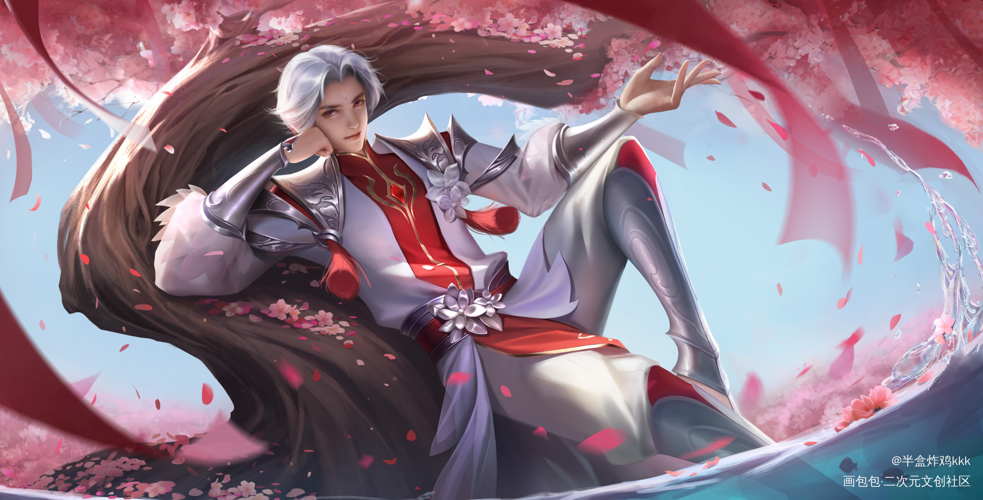 武陵仙君_王者荣耀我要上首推武陵仙君王者荣耀诸葛亮绘画作品