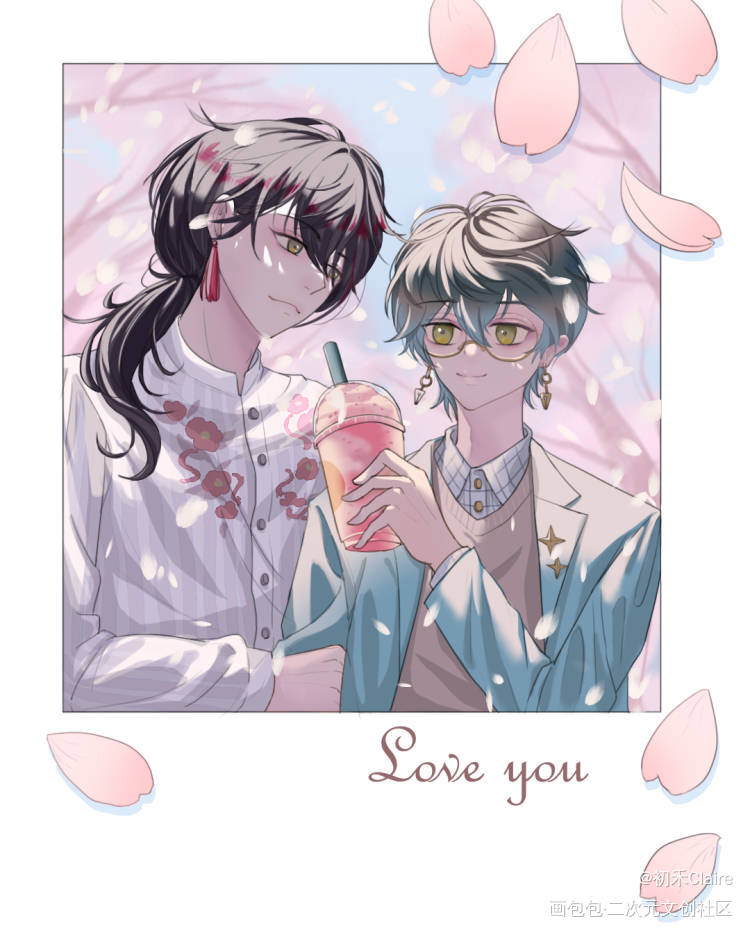 love you～爱你_插画同人ikeevelandvoxakumaVtuber绘画作品