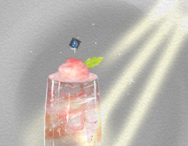 夏日小甜品_绘画作品