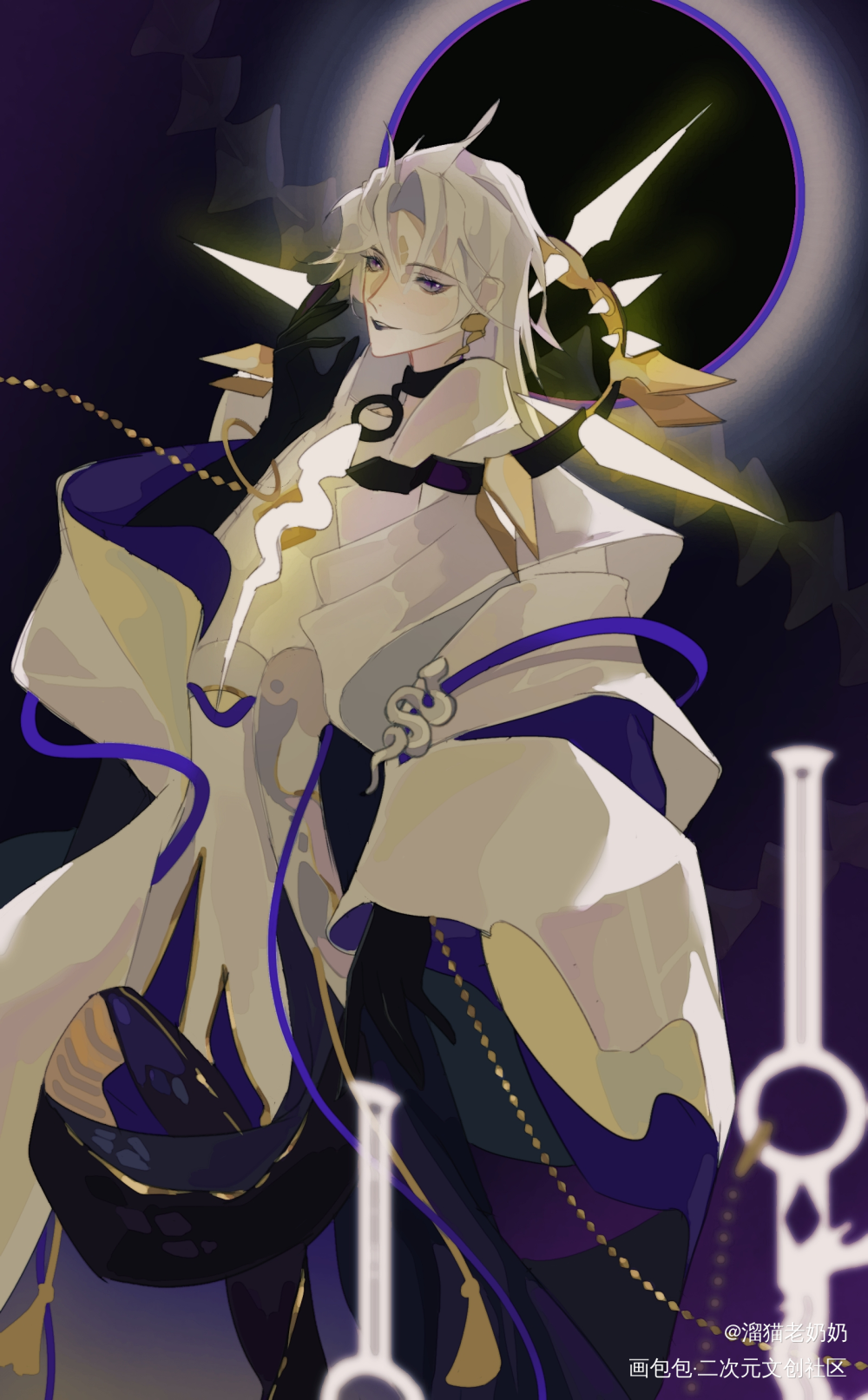 芽芽🐍_阴阳师八岐大蛇插画绘画绘画作品