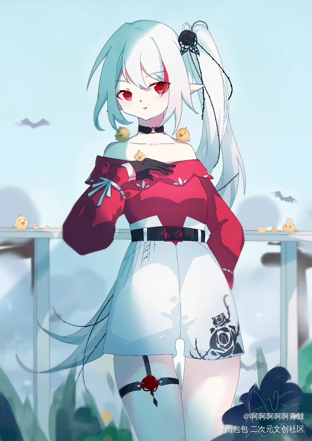 oc女鹅_个人设计插画创意原创角色绘画作品