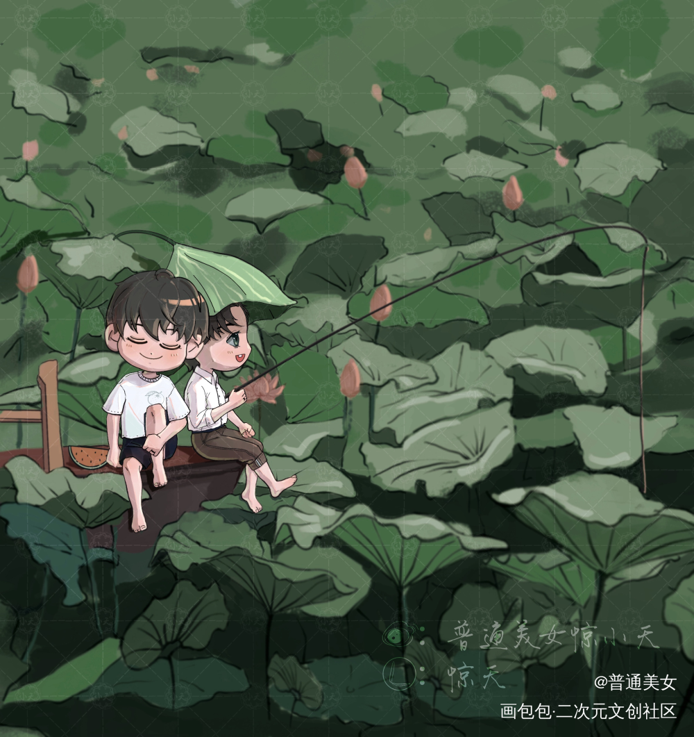 【李简】秦皇岛的夏天_你却爱着一个傻逼188男团李简李玉简隋英绘画作品