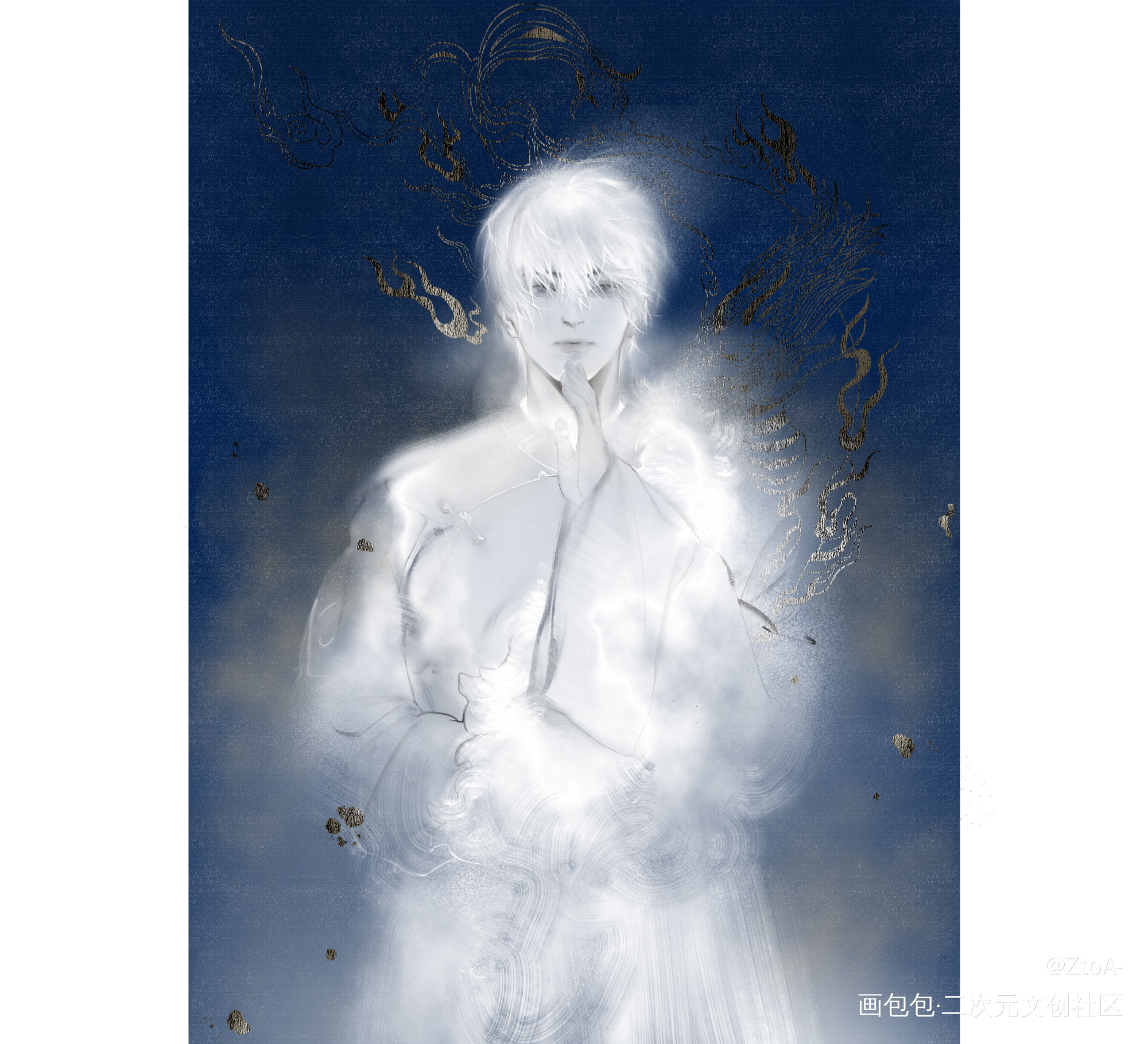 _张起灵绘画作品