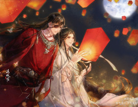很多年前画的七夕稿件_绘画作品