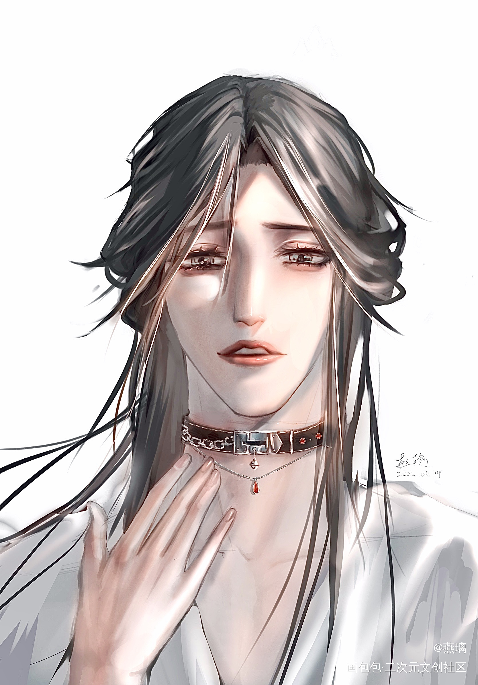 项圈_二哈和他的白猫师尊燃晚楚晚宁我要上首页绘画作品